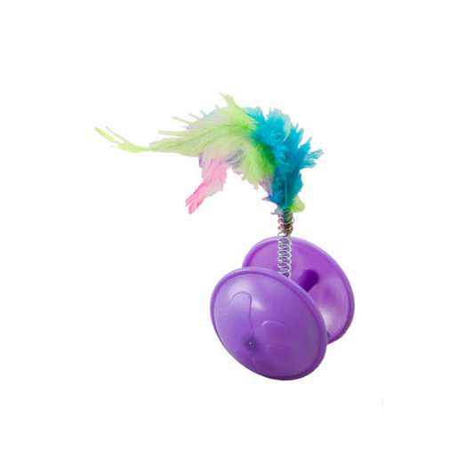 Spot Tie Dye Roller Ball Cat Toy - Assorted Colors - DS