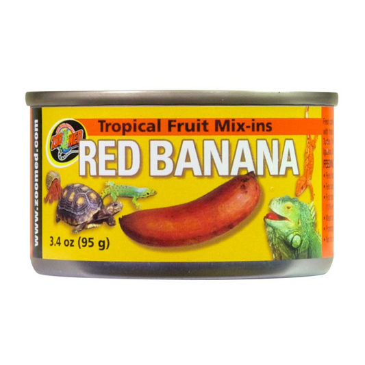 Zoo Med Tropical Friut Mix-ins Red Banana Reptile Treat