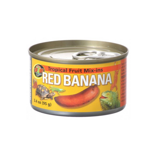 Zoo Med Tropical Friut Mix-ins Red Banana Reptile Treat