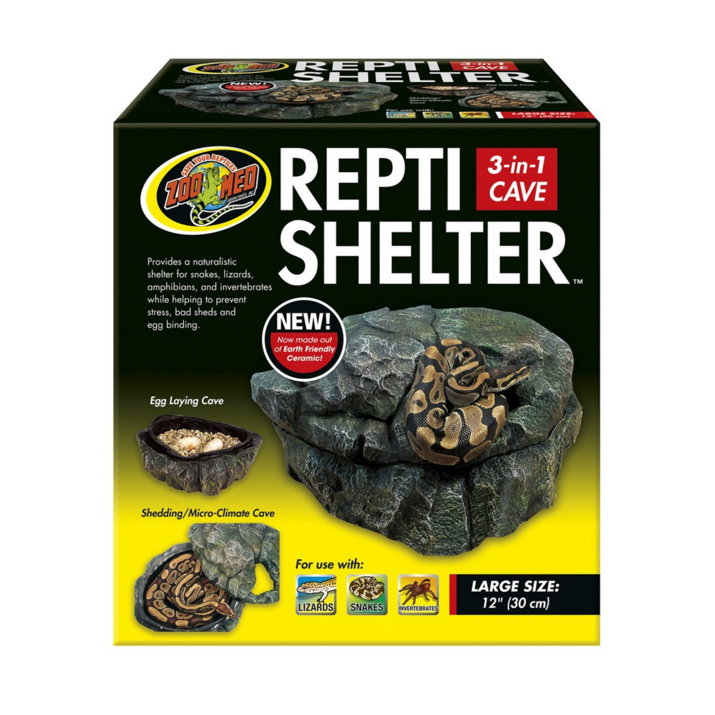 Zoo Med Repti Shelter 3 in 1 Cave - Medium