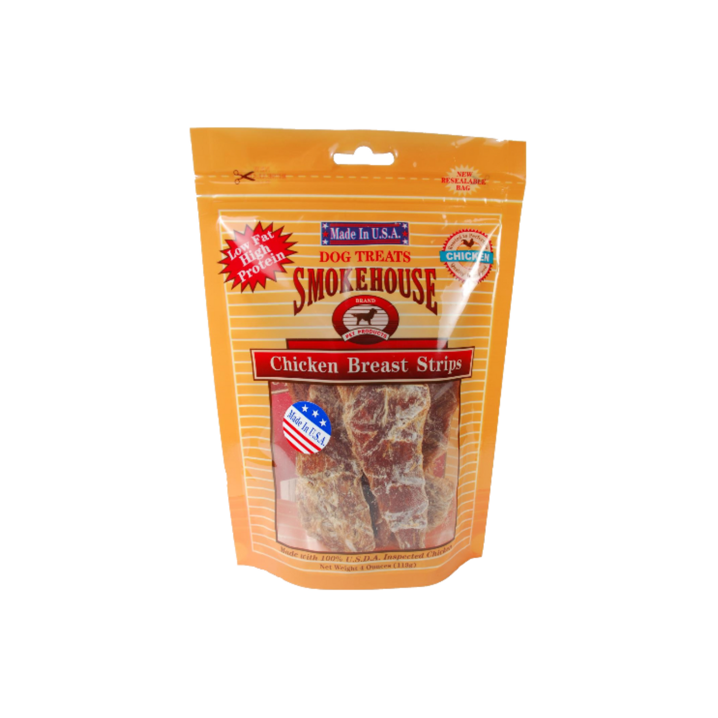 Smokehouse Chicken Breast Strips Natural Dog Treat- 16oz