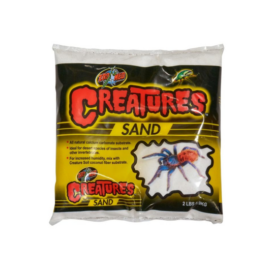 Zoo Med Creatures Sand - White - 2 lbs (0.9 kg) - DS