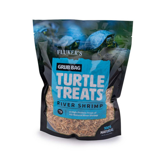 Flukers Grub Bag Turtle Treat - River Shrimp - 6oz