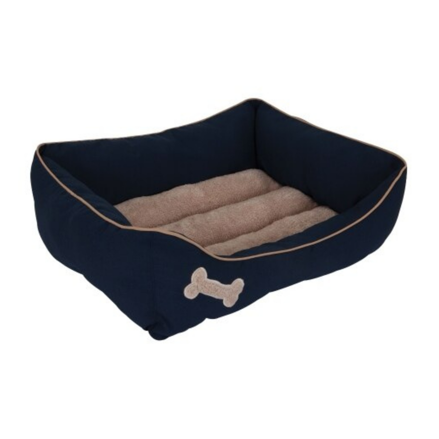 Petmate Plush Rectangular Bone Lounger- DS