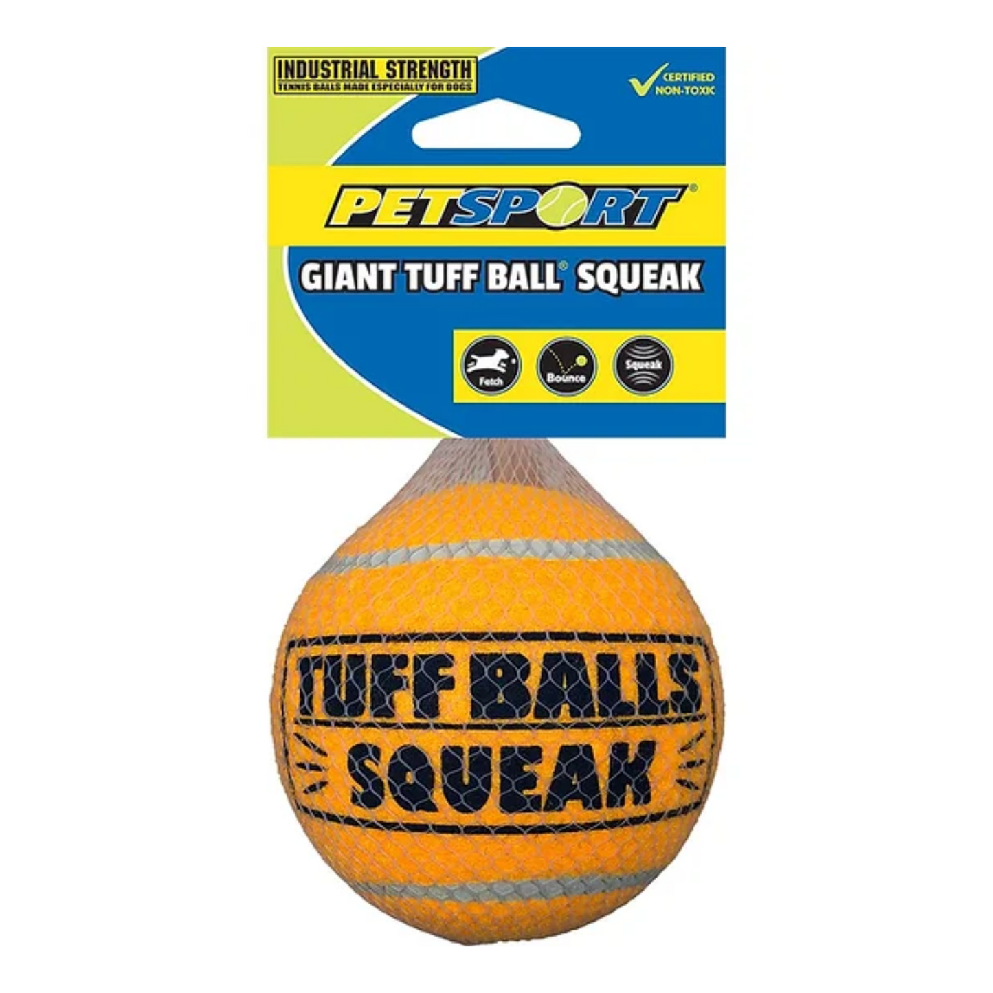 Petsport USA Tuff Ball Squeak Dog Toy - Giant - DS