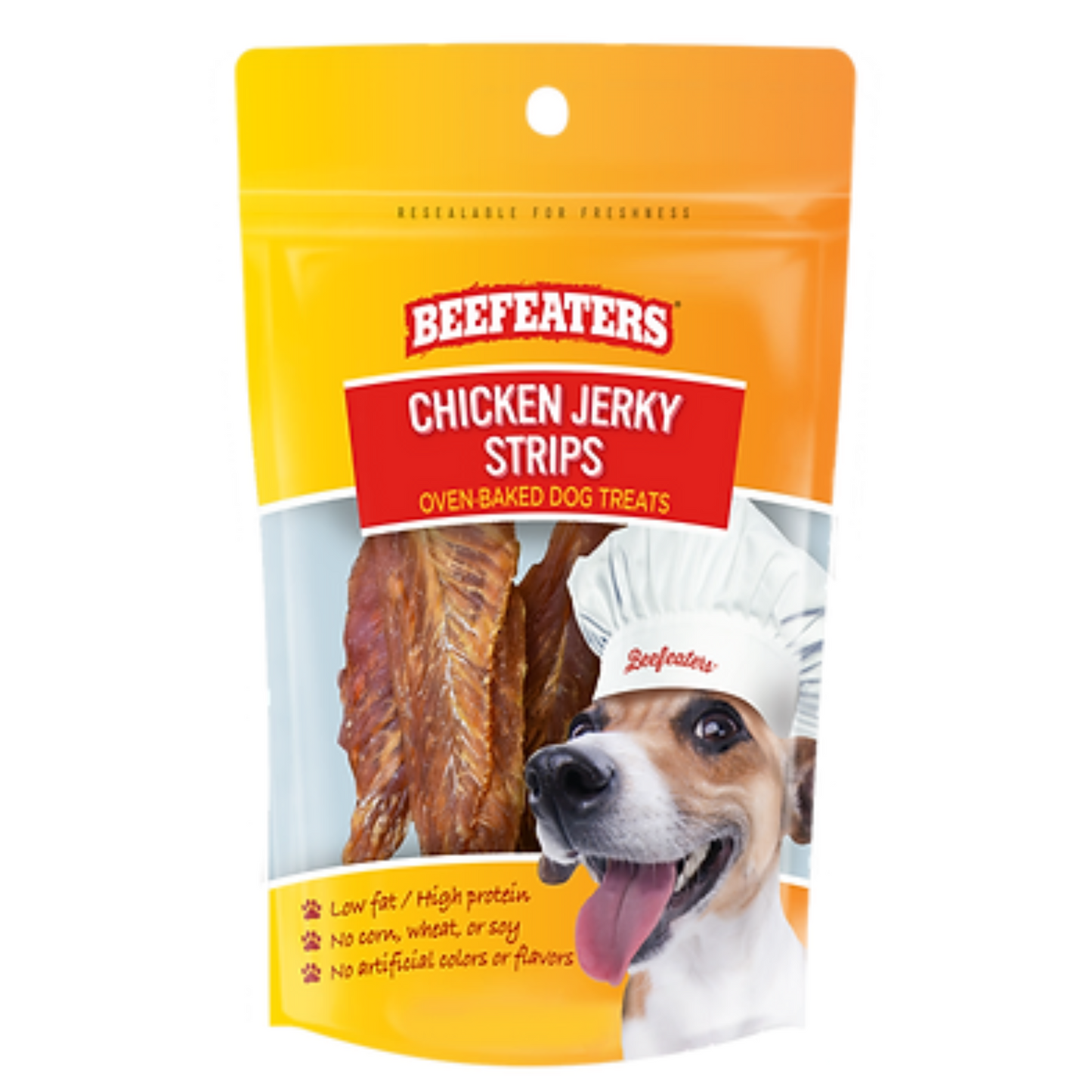 Beefeaters Oven Baked Chicken Jerky Strips Dog Treat