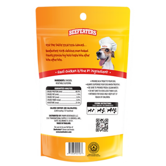 Beefeaters Oven Baked Chicken Jerky Strips Dog Treat