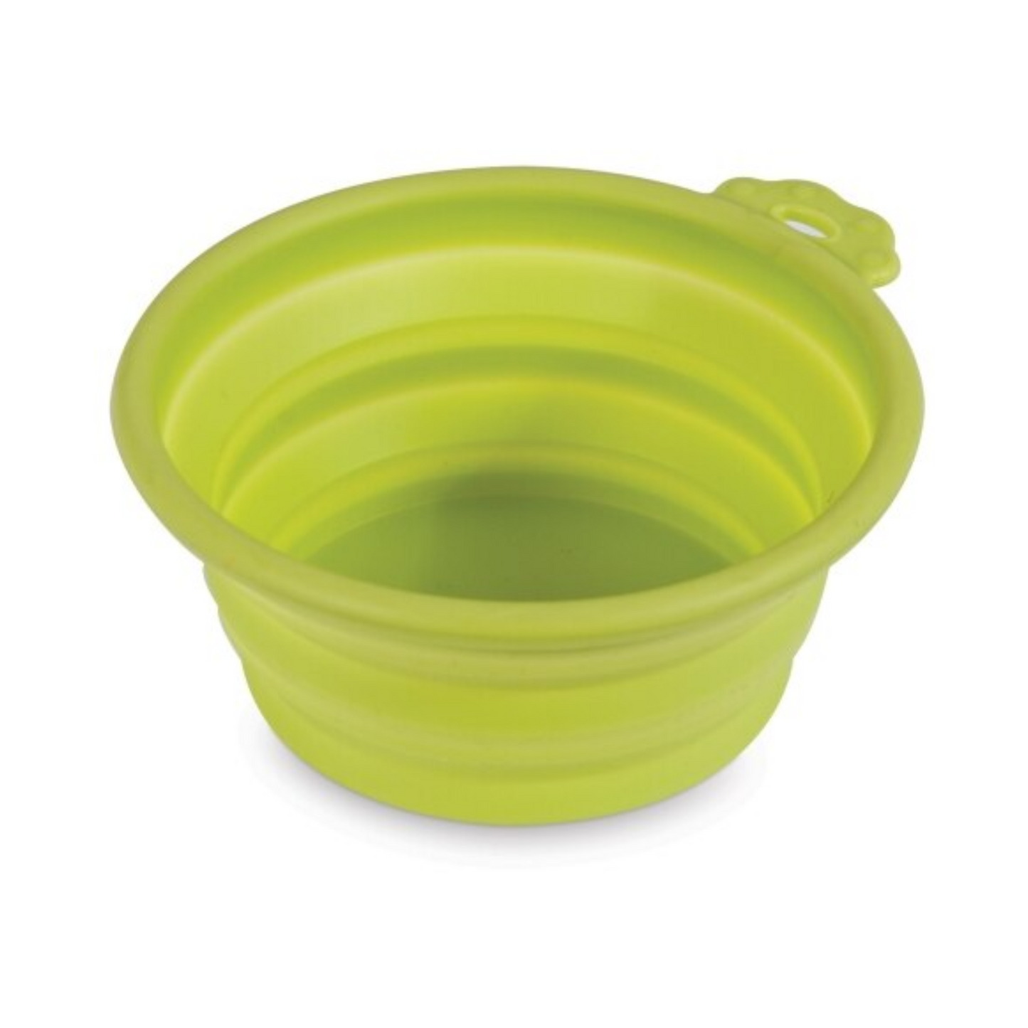 Petmate Round Silicone Travel Pet Bowl Blue - Small - DS