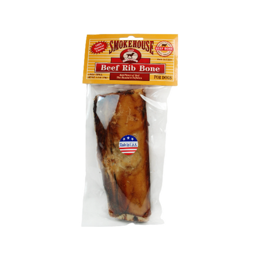 Smokehouse Treats Rib Bone- 12in- 24 Pack- DS