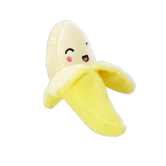 Petsport Tiny Tots Foodies Banana Plush Dog Toy