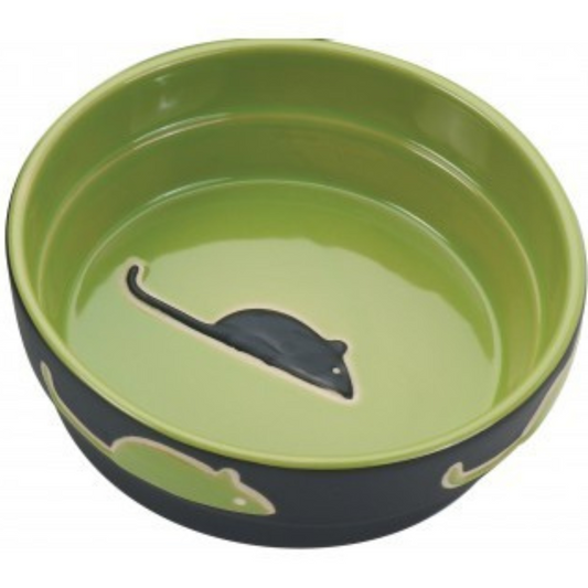 Spot Fresco Cat Dish - Green - DS