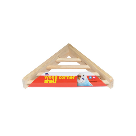 Prevue Wood Corner Shelf - DS