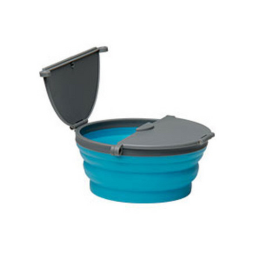 Loving Pets Bella Roma Blue Travel Bowl - Large - DS