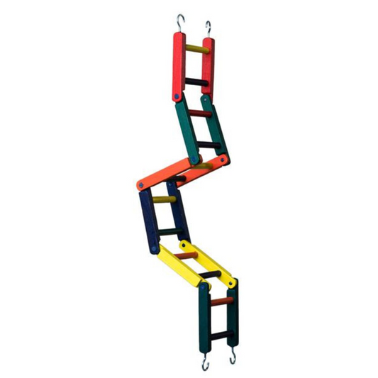 Prevue Carpenter Creations Hardwood Bendable 6 Section Ladder - DS