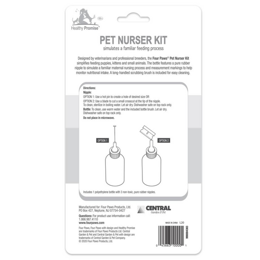 Four Paws Pet Nurser Bottle with Brush Kit