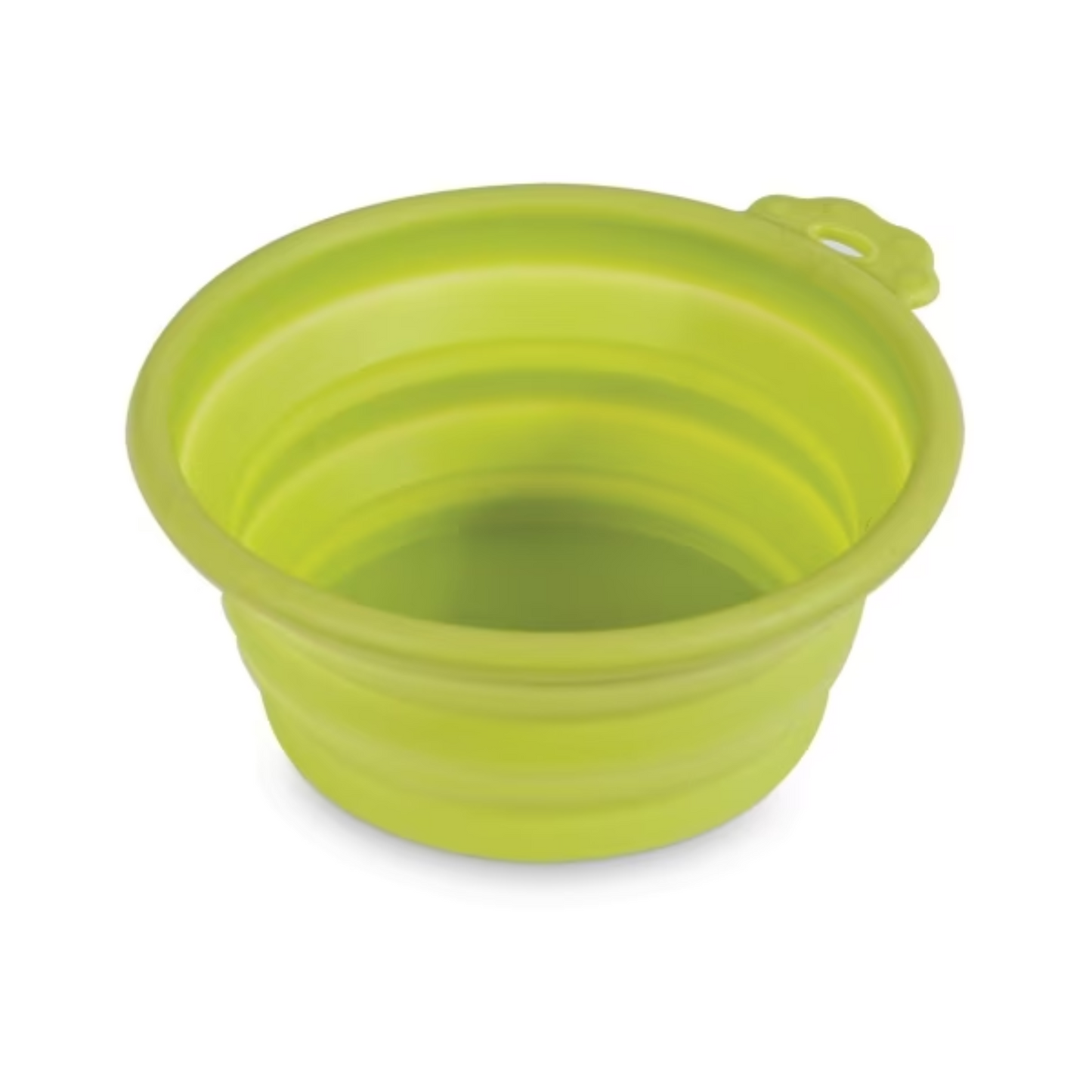 Petmate Round Silicone Travel Pet Bowl Blue - Large - DS