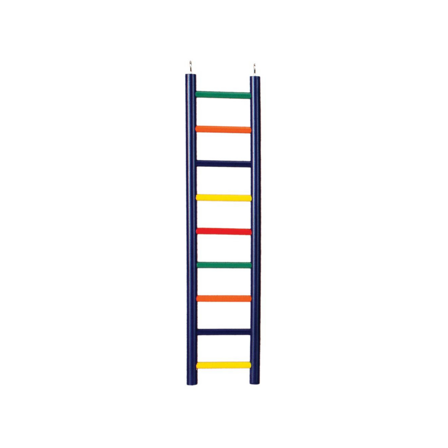 Prevue Carpenter Creations Hardwood Bird Ladder Assorted Colors(9 Rung 18" Long) - DS