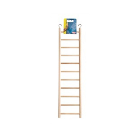 Living World Wood Ladders for Bird Cages(18" High - 11 Step Ladder) - DS