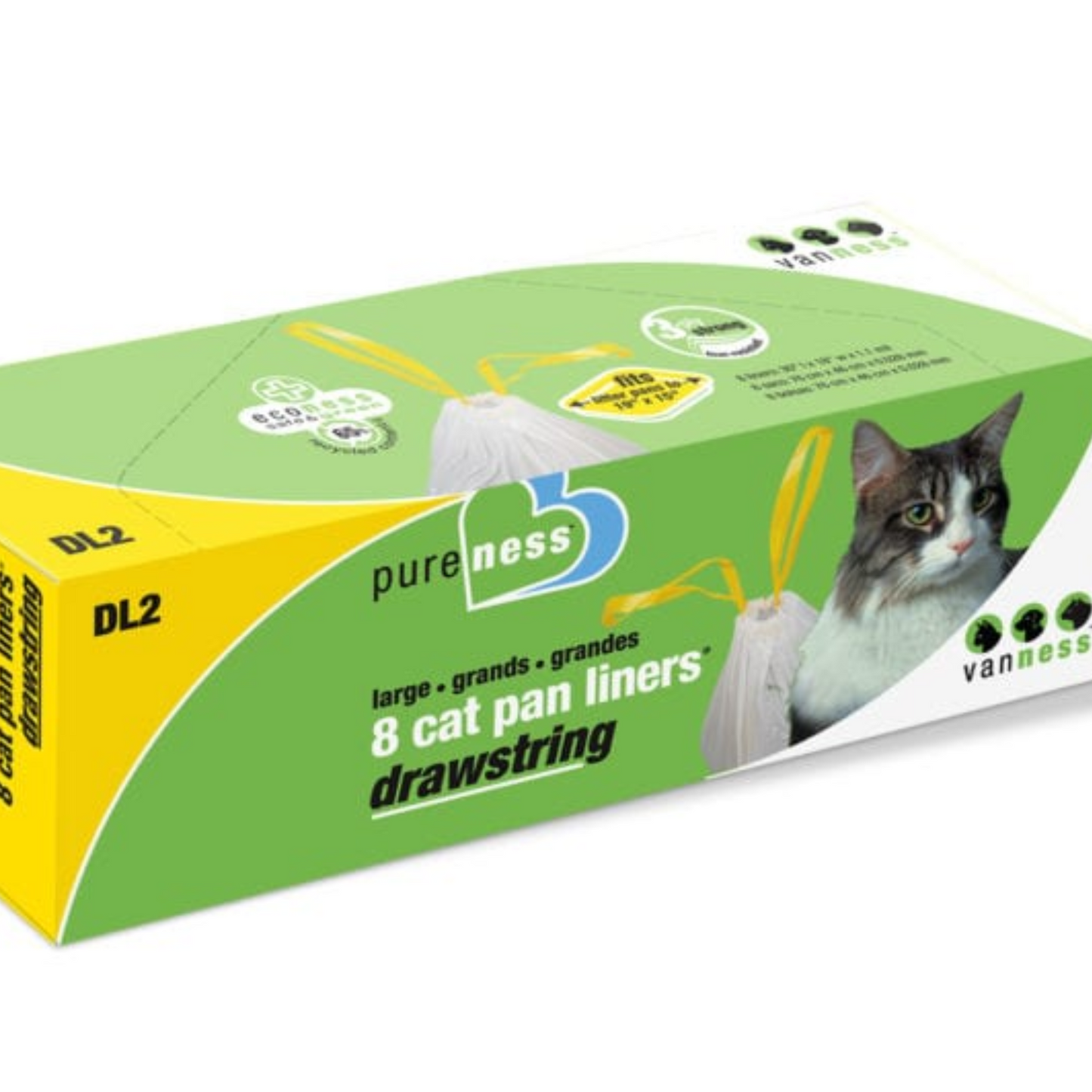 Van Ness 8 Cat Pan Liners- Giant