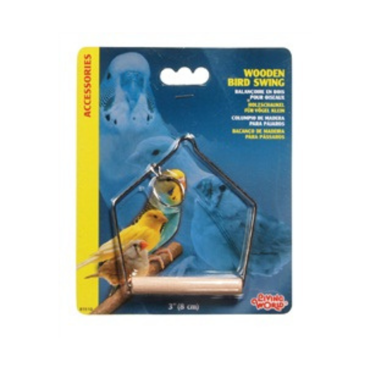 Living World Wood Perch Bird Swings - DS