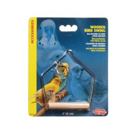 Living World Wood Perch Bird Swings - DS