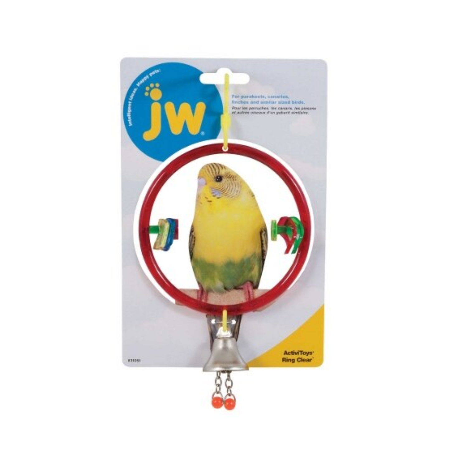JW Insight Clear Ring Bird Perch