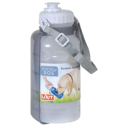 Lixit Thirsty Dog Portable Dog Water Bowl & Bottle