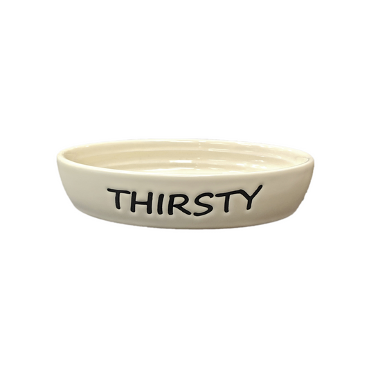 Spot Oval Thirsty Cat dish 6" - DS