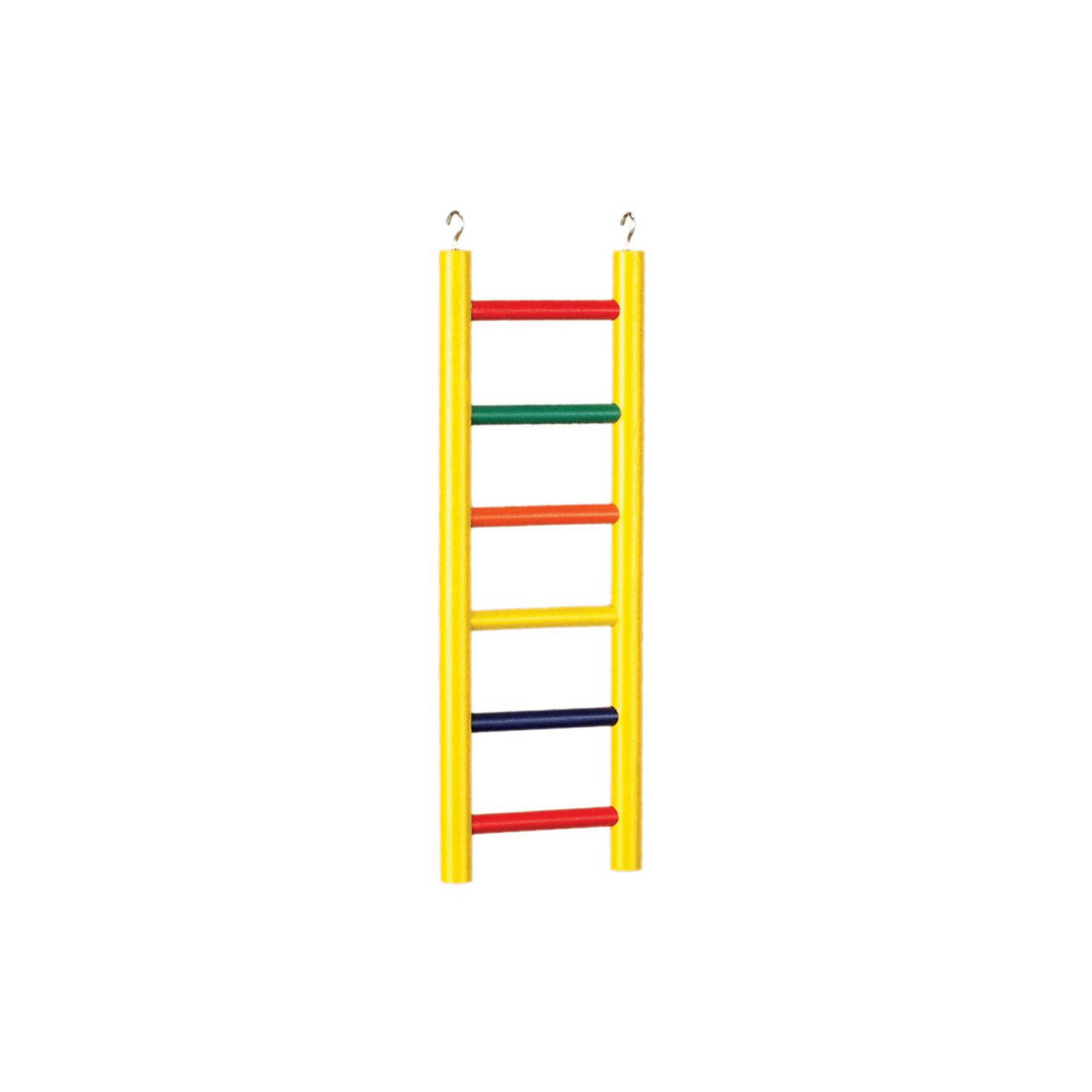 Prevue Carpenter Creations Hardwood Bird Ladder Assorted Colors(6 Rung 12" Long) - DS