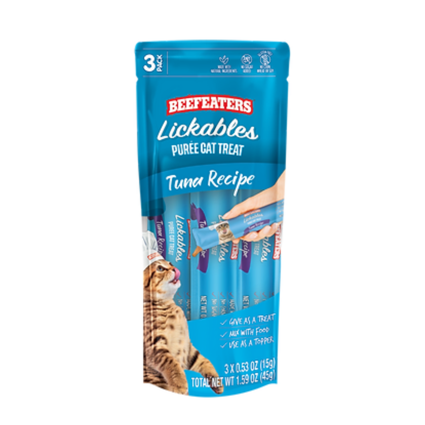 Beefeaters Lickables Tuna Puree Cat Treats