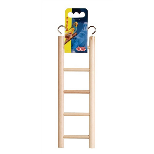 Living World Wood Ladders for Bird Cages(8.75" High - 5 Step Ladder) - DS