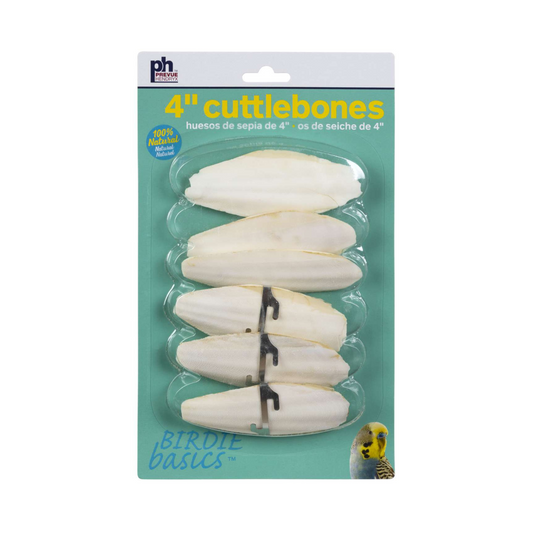 Prevue Cuttlebone Birdie Basics Small 4" Long (6 Count) - DS