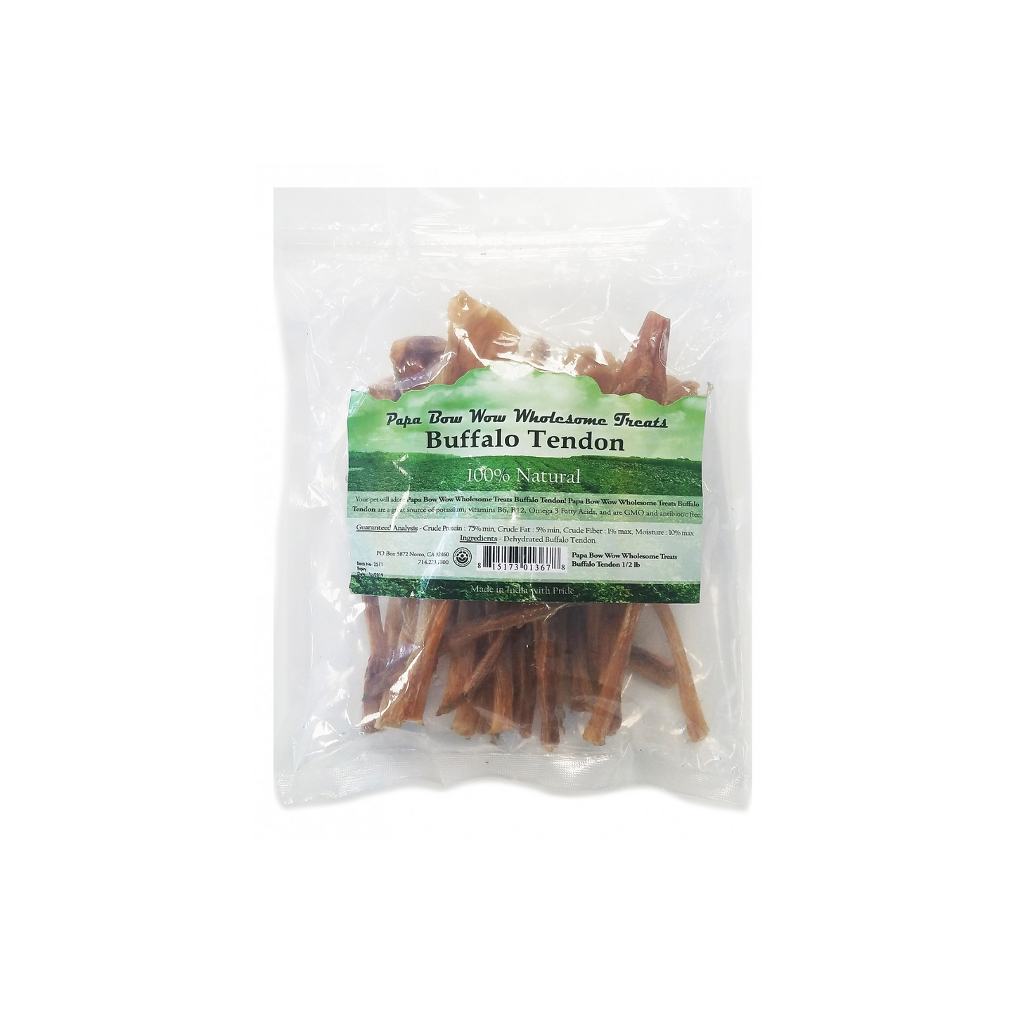 Papa Bow Wow Buffalo Tendon Dog Treats - DS