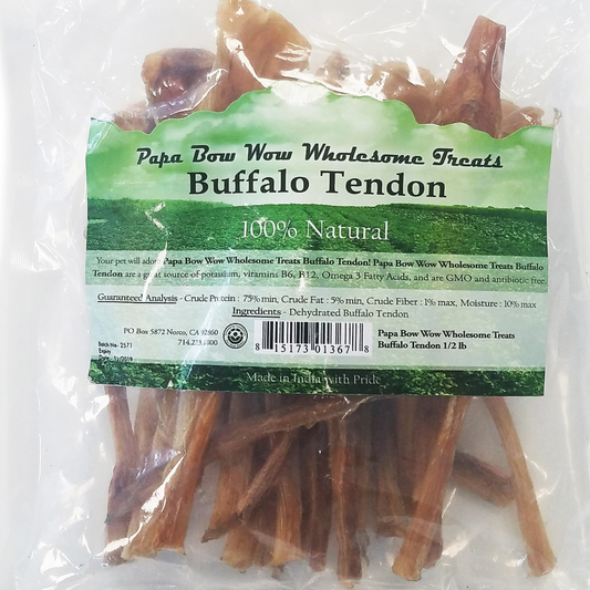 Papa Bow Wow Buffalo Tendon Dog Treats - DS