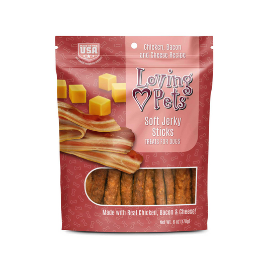 Loving Pets Soft Jerky Sticks Bacon Flavor - DS