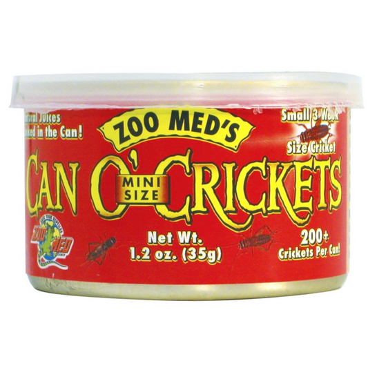 Zoo Med Can O' Mini Sized Crickets - DS