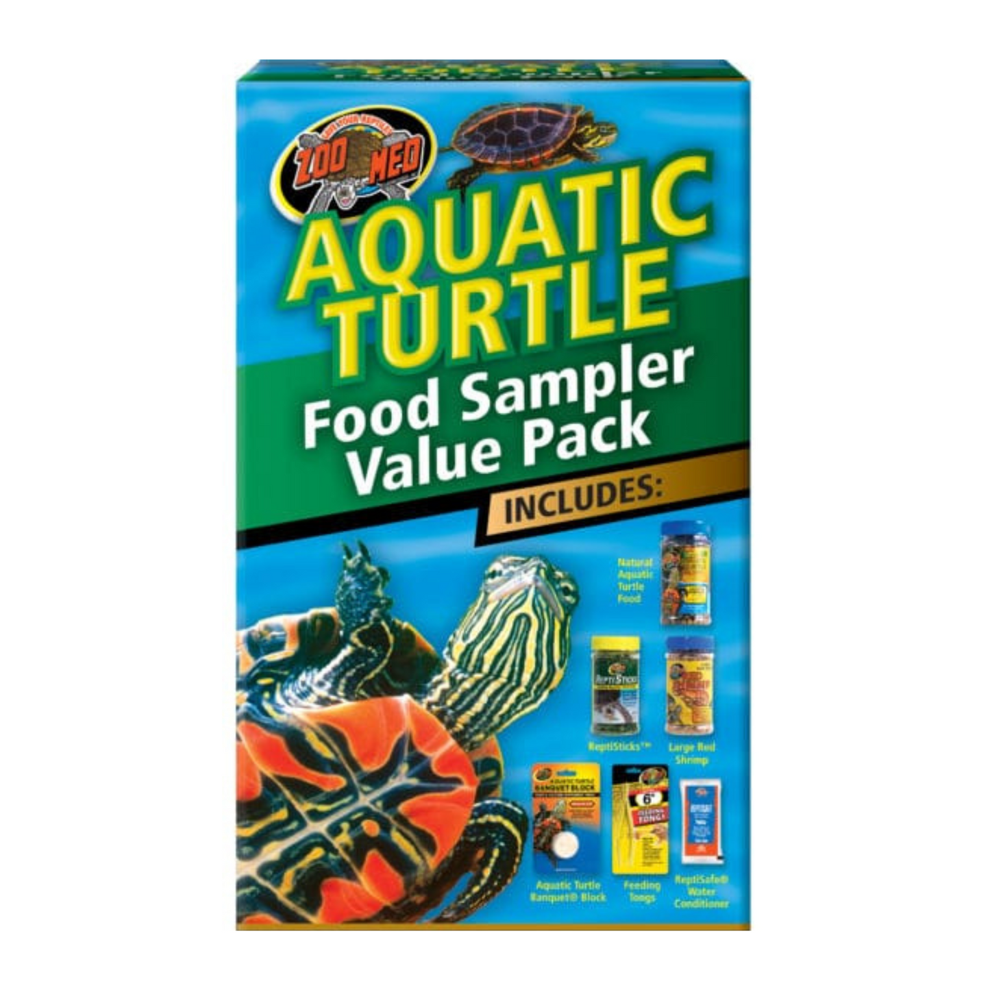 Zoo Med Aquatic Turtle Foods Sampler Value Pack- DS