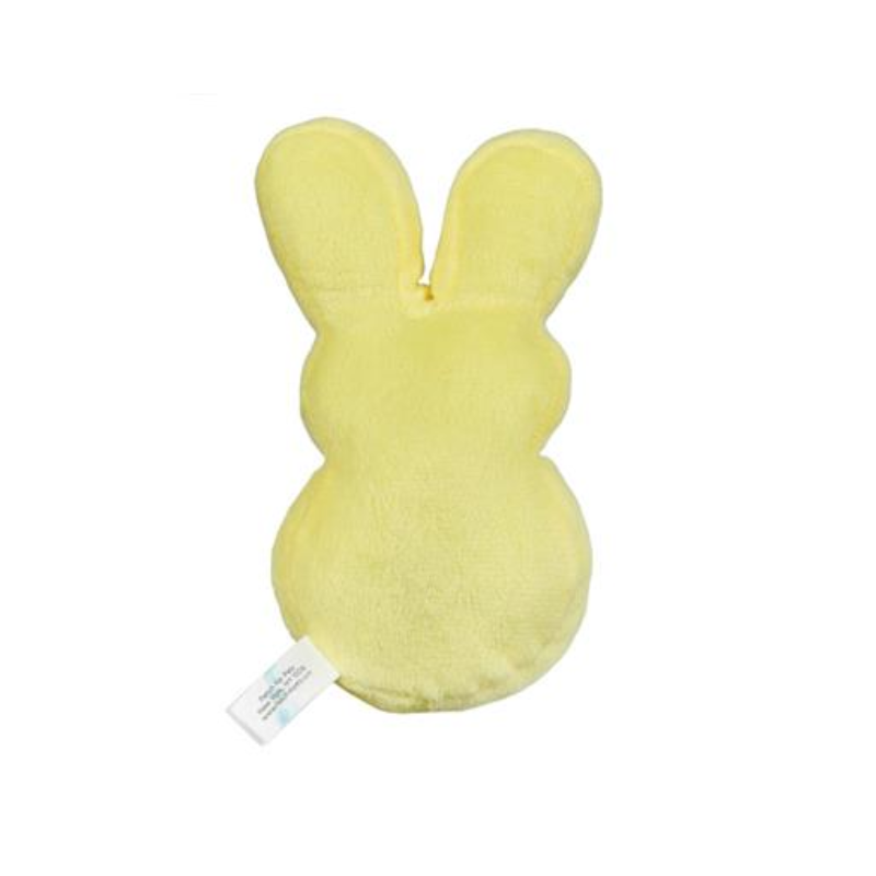 Peeps Plush Bunny Squeaky Toy (Yellow)