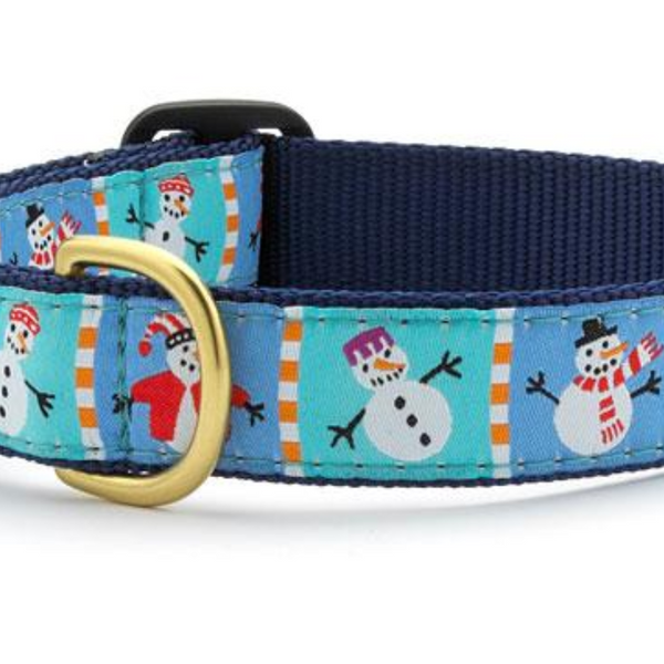 Up Country Snowman Dog Collar X-Large