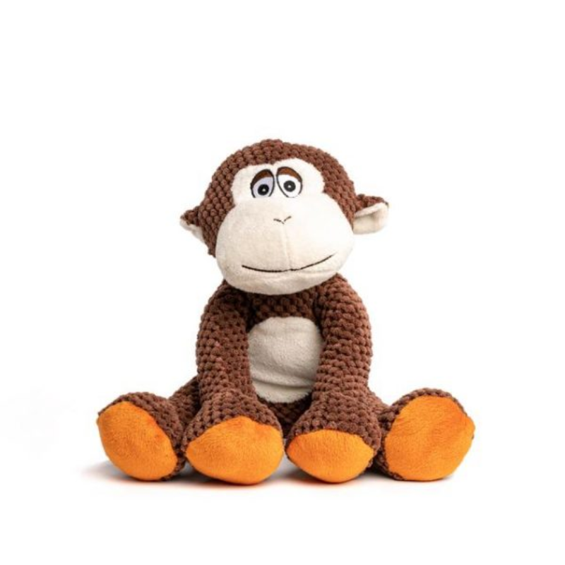 fabdog Floppy Monkey Squeaky Dog Toy (Small)