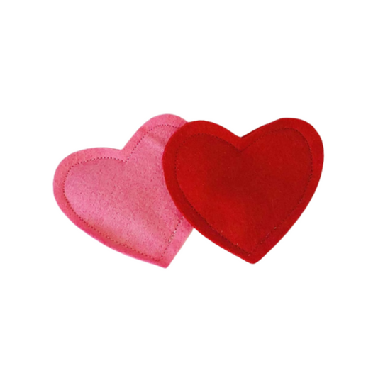 Eco Pup Valentine's Day Hearts Cat Toys with Catnip- 2 Pack