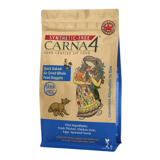 Carna4 Cat Food, Chicken, 4 lb