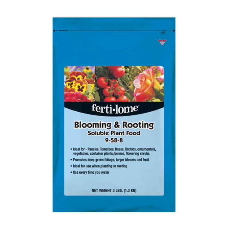 Fertilome Blooming & Rooting Soluble Plant Food 9-59-8, 3 Pounds