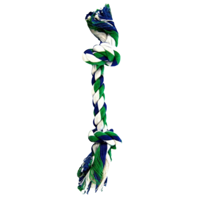 Flossy Chews Colored Rope Bone- Small- 9"