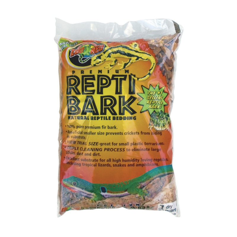 Zoo Med Premium Repti Bark Natural Reptile Bedding- 4 Quarts