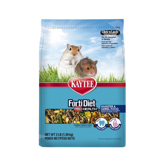 Kaytee Forti-Diet Pro Health Hamster & Gerbil Food- 2.5lbs