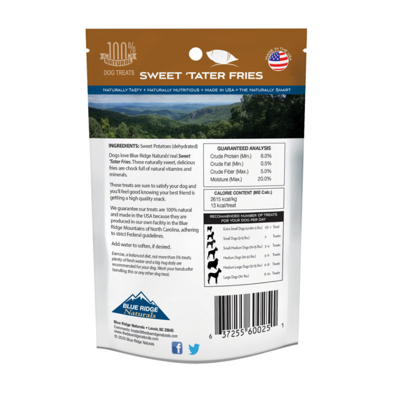 Blue Ridge Naturals Beef Broth Sweet Tater Fries - DS