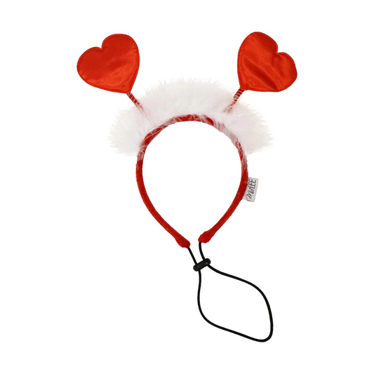 Midlee Valentine's Heart Large Dog Headband
