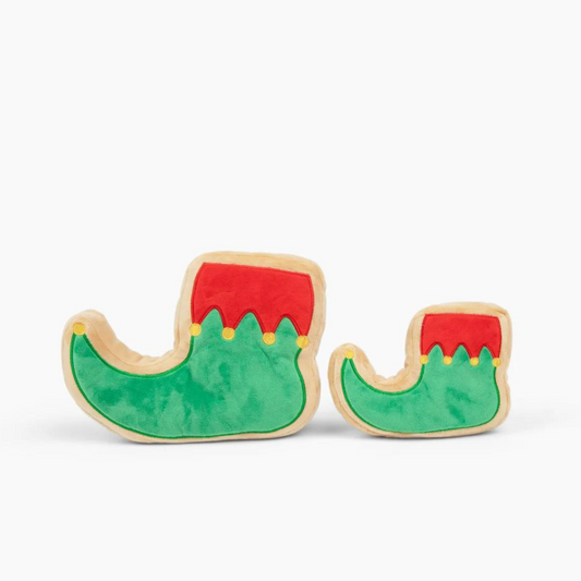 Midlee Elf Shoe Sugar Cookie Dog Toy