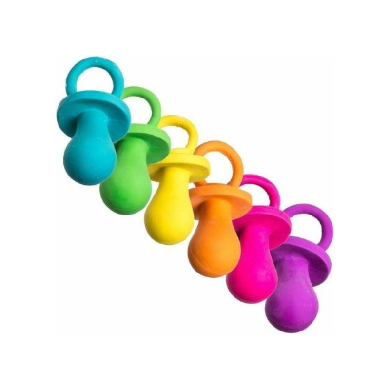 Spot Spotbites Latex Puppy Pacifier - 4" Long- 1 Count- Assorted Colors